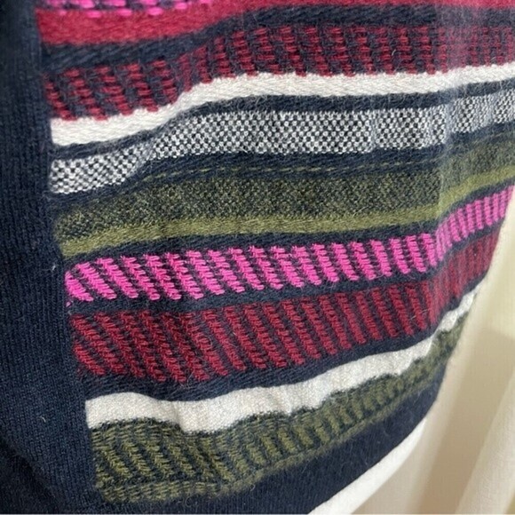 J. CREW wool rabbit hair blend preppy academia retro striped sweater stripe XS/S - Picture 3 of 10